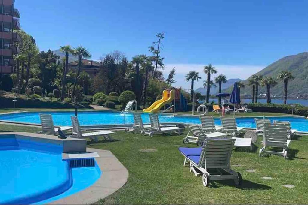 Appartamento Con Piscina E Sauna ビッソーネ エクステリア 写真